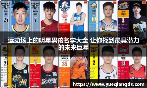 运动场上的明星男孩名字大全 让你找到最具潜力的未来巨星